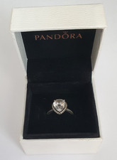 PANDORA Timeless Sparkling Pear Halo Ring Size 54 UK N