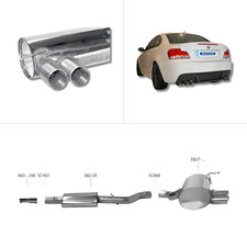 Bastuck Komplettanlage - BMW 1er Serie E82 118i/ 120i Bastuck Komplettanlage - BMW 1er Serie E82 118i/ 120i