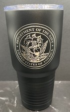 Etched Department of the NAVY New 30 oz INSULATED TUMBLER POLAR CAMEL