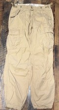 Abercrombie  Fitch 4 Paratrooper Cargo Pants Military Vintage Utility Y2K Khaki