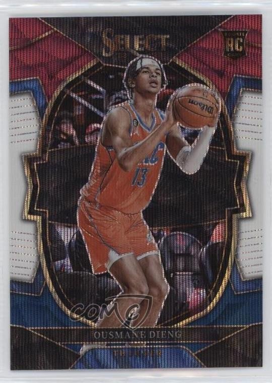 2022-23 Panini Select Concourse Tri-Color Prizm Ousmane Dieng #76 12vy