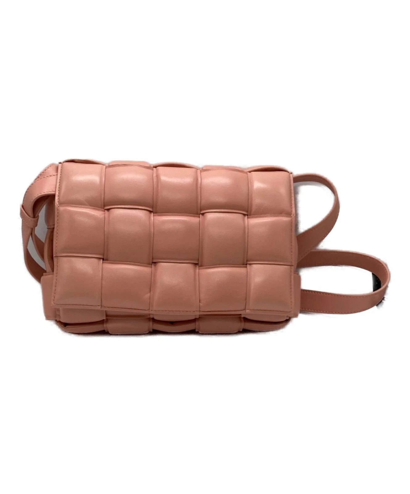 Bottega Veneta — BOTTEGA VENETA PADDED CASSETTE 591970 PEACHY Shoulder Bag #TFB1748