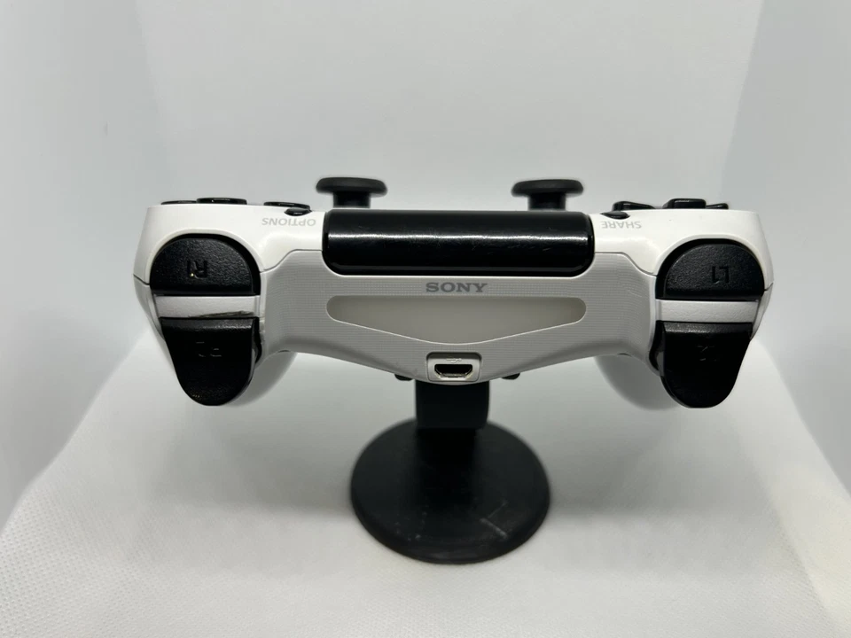 索尼 PS4 DualShock 4 控制器-白色-升级霍尔效果摇杆 — 第 3/4 张图片