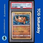 2019 POKEMON SM UNIFIED MINDS K. 5-TIN PROMO #151/236 DRAGONITE COSMO HOLO PSA 8