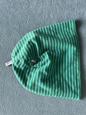 Finkid Kindermütze Größe 52 (3-6 Jahre) Grün und Türkis gestreift