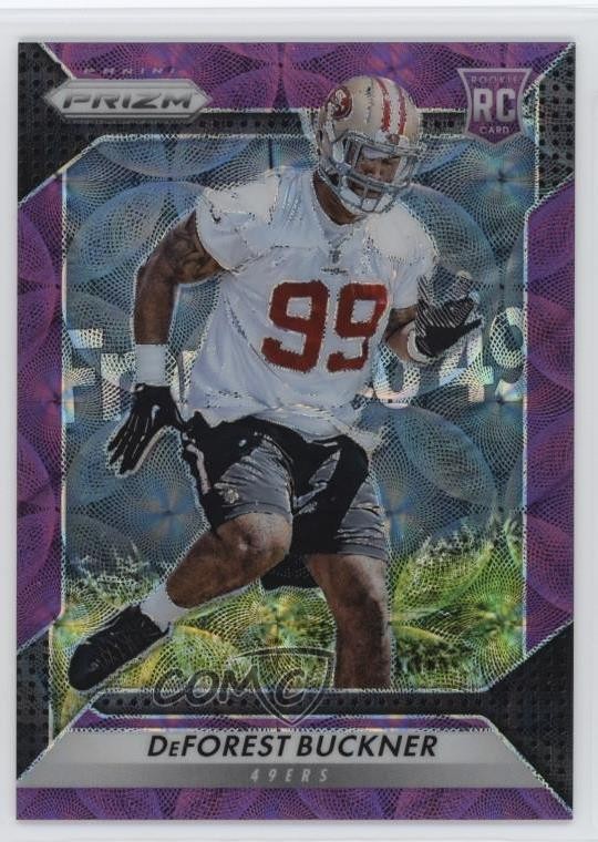 2016 Panini Prizm Purple Scope 71/99 DeForest Buckner #203 Rookie RC 6w8