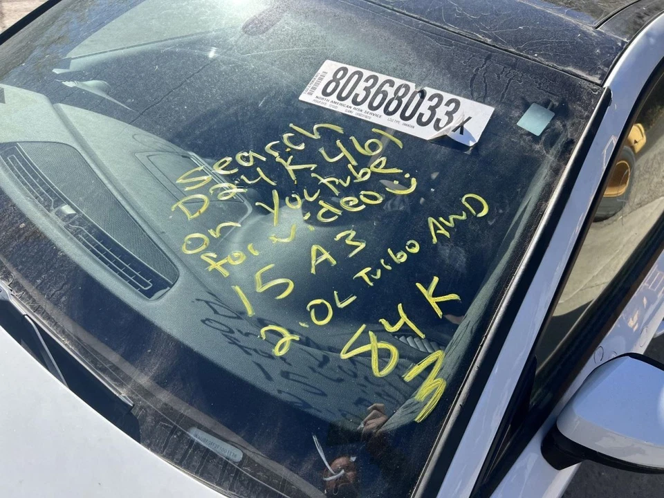 Driver Air Bag Front Sedan Driver Roof Fits 15-16 AUDI A3 178445 - Image 3 of 4