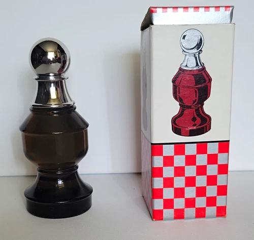 Avon The Pawn Chess Piece Bottle Electric Pre-Shave Lotion 3 fl oz w/ Box