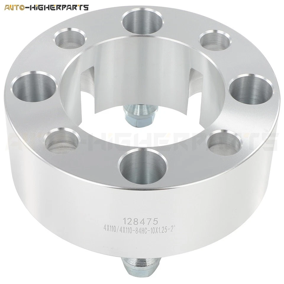 Espaçadores de roda 84mm para 2008-2016 Suzuki King Quad 400 2 peças 2" 4x110 10x1.25 - Imagem 4 de 4