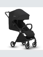Silver Cross Jet 2 Kids Baby Ebony Black Compact Travel Foldable Stroller Birth+