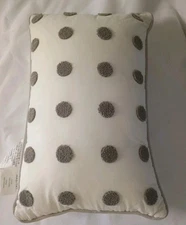 URBAN HABITAT Brooklyn Chenille Dot Throw Pillow 17 X 11