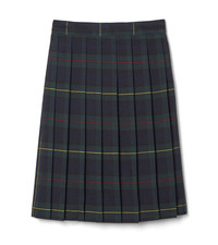 Green Plaid Pleated Girls Skirt French Toast Size 14