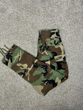 Vintage Military Cargo Pant Mens 32x32 Camo 90s Army Paratrooper Baggy Ripstop