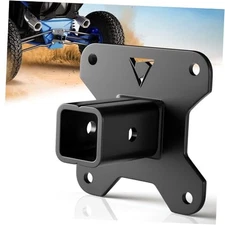 2" Utv Rear Receiver Hitch Plate - Compatible with Polaris RZR 2014-2024 Xp 