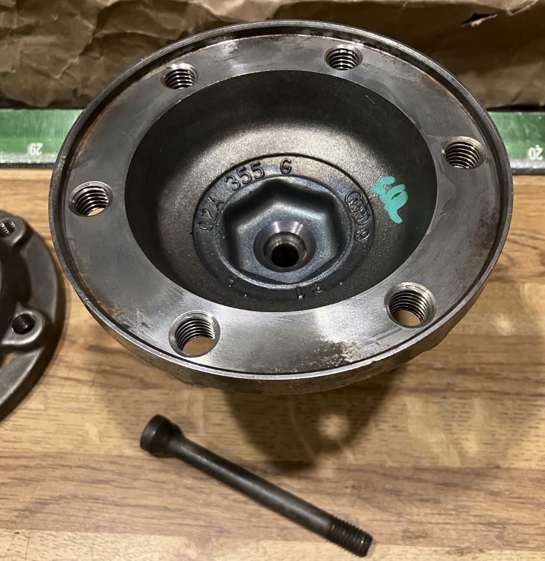 VW 02J 108 MM AXLE FLANGE OUTPUT CUP 5-SPD MK4 GOLF JETTA VR6