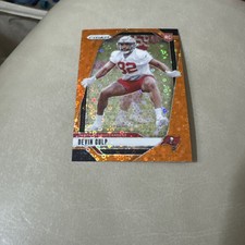 DEVIN CULP 2024 Panini Prizm Orange Disco Prizm Rookie Card RC #326 Buccaneers