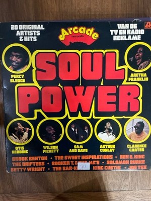 SOUL POWER / 20 ORIGINAL ARTISTS & HITS / 1976 / Bildhülle / Arcade # ADE H 16 /