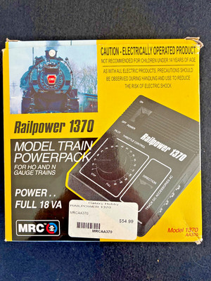 MRC Railpower 1370 Model Train Powerpack 18VA power output