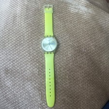 Swatch Watch SR1130 Lime Mens Funky Style Working. Swiss made DAY DATE