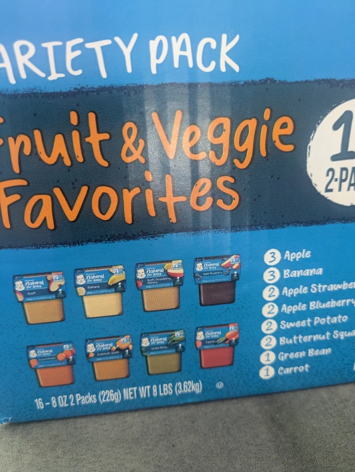 3 cereales integrales para bebés y 32 paquetes de alimentos para bebés de 4 oz Foto 2 de 2