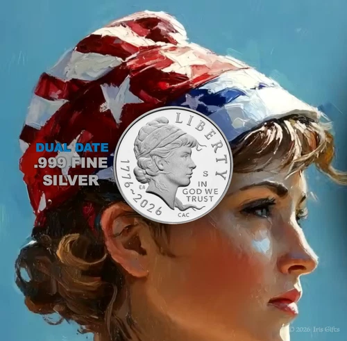 🔥2026-S SemiQ / Emerging Liberty Dime / DUAL DATE  / 999 Silver Proof / Presale