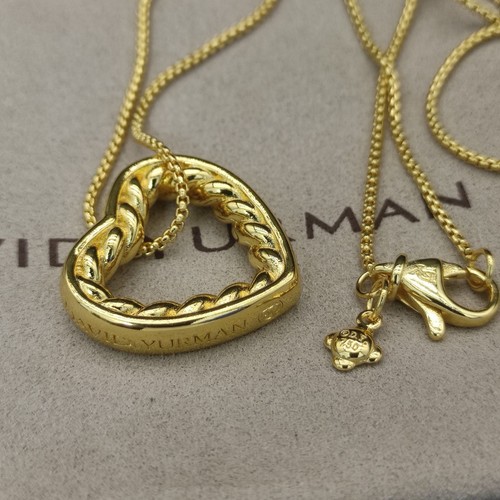 DAVID YURMAN Cable Heart Pendant Necklace 16''