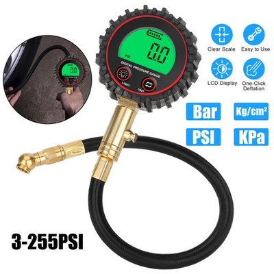 #ad For Truck Car Bike Digital Accurate Air Pressure Tire Gauge 255PSI Meter Tester. $20.99