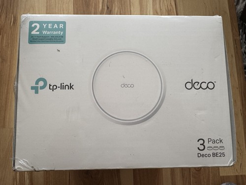 TP-Link BE5000 Dual-Band Whole Home Mesh Wi-Fi 7 System (Deco BE25) 3 Pack - New - Picture 5 of 7