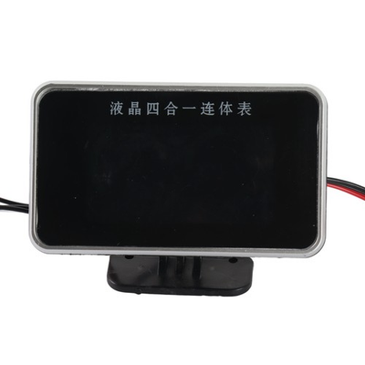 #ad #ad 4 in1 Vehicle Instrument LCD Digital Display Oil Pressure Voltage Water Temperat $20.08