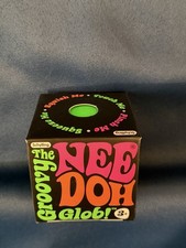 Schylling NEEDOH The Groovy Glob Green Squishy Fidget Ball Sealed/New In Box