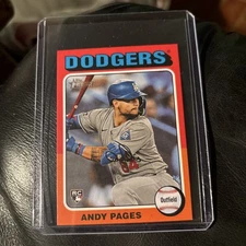 2034 Topps Heitage High Number Andy Pages RC Mini SP