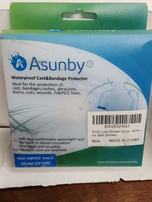 Asunby Waterproof Cast, Bandage, IV&PICC line Protector Lines-S Model:231030