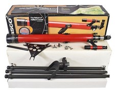 Vintage Boxed Tasco Astronomical Red Telescope Model 49TR