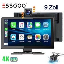 9'' Dash Cam Wireless Apple CarPlay Android Auto Rückfahrkamera Autoradio DVR