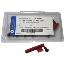 GRAPHIC CONTROLS 82-79-3312-06 - RED DIFFERENTIAL PENS Pen, 6 Pens, Red 21EK68