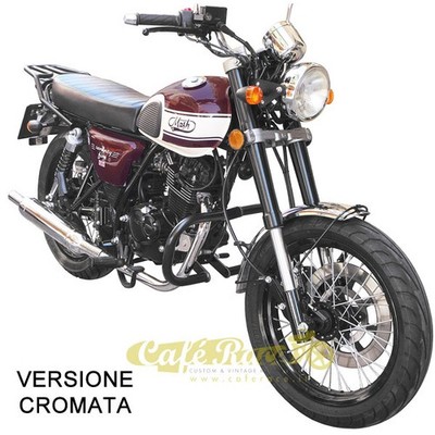 Chrome Paramotor 30mm for MASH Cafe Racer 125 Seventy-Seventy Five Vintage 125