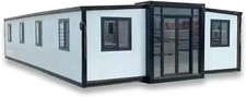 40ft Portable Prefab Tiny Home 2 Bed 1 Bath Kitchen Expandable Modular Container
