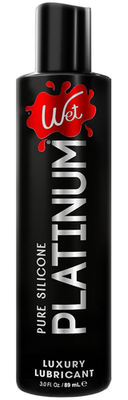 #ad Wet Platinum Silicone Based Personal Lubricant Ultra Smooth Super Slick Hypo $14.80