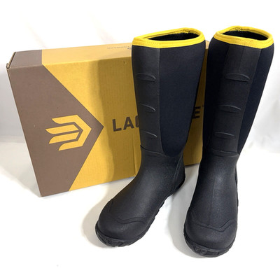NEW LACROSSE ALPHA LITE 16'' BLACK 5MM UTILITY WORK BOG BOOTS 200063 MENS 10 BLAC