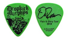Dropkick Murphys Jeff DaRosa Signature Green Guitar Pick 2018 Pain & Glory Tour