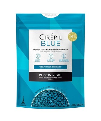 Cirepil - Blue - 800g Wax Beads - Unscented for Sensitive Skin - Disposable... 