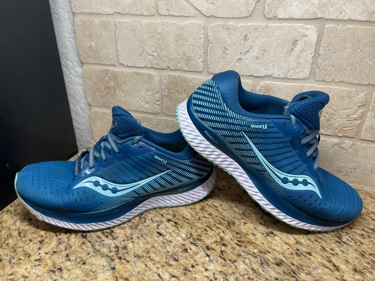 Saucony Guide 13 Womens Shoes Sz 9 Blue Navy Running S10549 25 NO INSOLES
