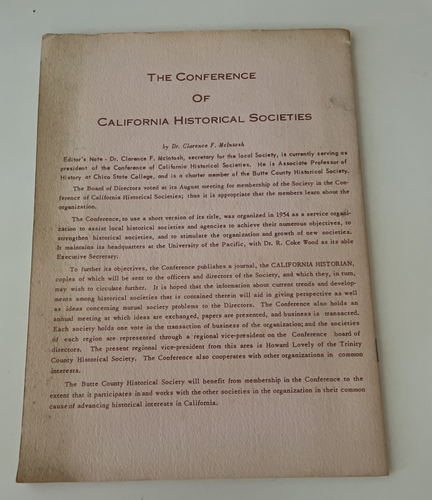 Butte County Historical Society Diggin's Ishi 1961 Winter Edition Vol 5 No 4 - Picture 5 of 6