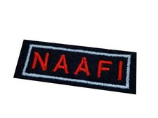 Reproduction NAAFI Shoulder Title, Made in England