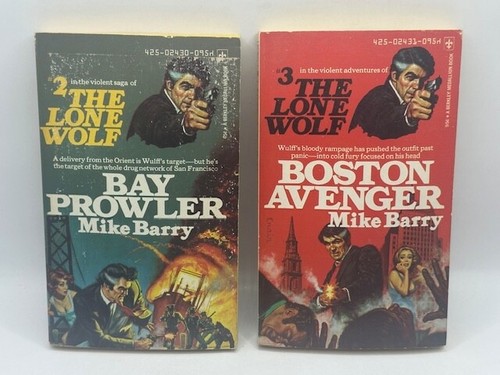 THE LONE WOLF Books -Signed by Mike Barry #2 and #3