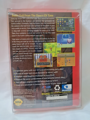 Crusader of Centy (Sega Genesis, 1994) Cartridge and box | eBay