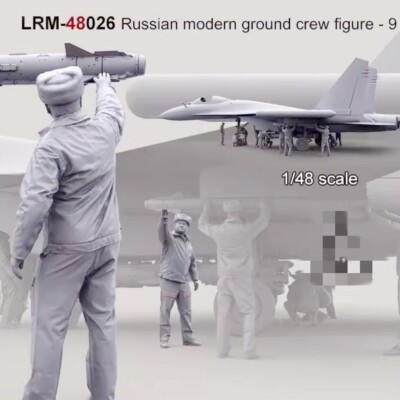 1:48 resin figure model kit 1 Russian Modern Engineer Unassembled Unpainted