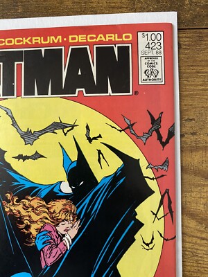 Batman #423 アメコミ リーフ 🔥 Batman #423 (1988) CANADIAN Price Variant CPV • RARE HTF DC