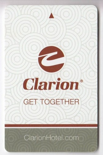 CARTE / CARD  HOTEL CLE  KEY .. ROYAUME UNI CLARION GET TOGETHER MAGNETIQUE - Picture 1 of 2