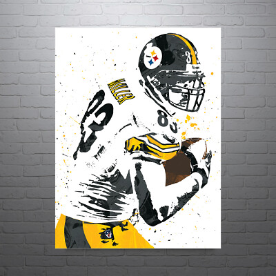 Heath Miller Pittsburgh Steelers Sports Print, Man Cave-FREE US SHIPPING